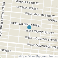 Map location of 3303 W TRAVIS ST, San Antonio, TX 78207