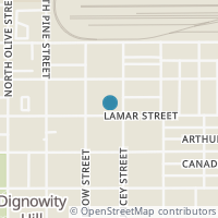 Map location of 819 Lamar St, San Antonio TX 78202