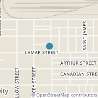 Map location of 933 Lamar St, San Antonio TX 78202