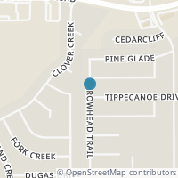 Map location of 1039 Arrowhead Trail, San Antonio, TX 78245