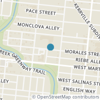 Map location of 1114 Morales St, San Antonio, TX 78207