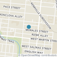 Map location of 1139 MORALES ST, San Antonio, TX 78207