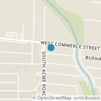 Map location of 6539 Buena Vista St, San Antonio TX 78237
