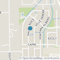 Map location of 258 Palma Noce, San Antonio TX 78253