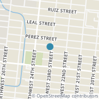 Map location of 3501 Morales St, San Antonio, TX 78207