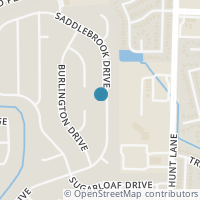 Map location of 259 Saddlebrook Dr, San Antonio TX 78245