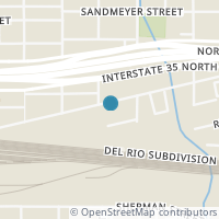 Map location of 406 Seguin St, San Antonio TX 78208