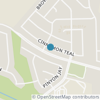 Map location of 15146 Cinnamon Teal, San Antonio TX 78253