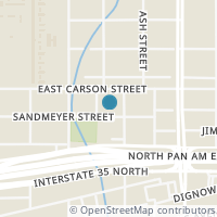 Map location of 611 Sandmeyer St, San Antonio TX 78208