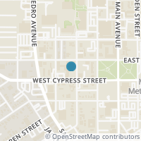 Map location of 303 W Cypress St #301, San Antonio, TX 78212