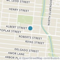 Map location of 504 Albert St, San Antonio TX 78207