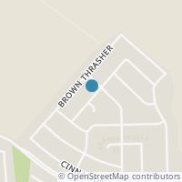 Map location of 847 House Sparrow, San Antonio TX 78253