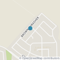 Map location of 846 Brown Thrasher, San Antonio TX 78253