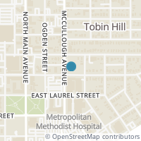 Map location of 311 E Evergreen St Bldg 3, San Antonio TX 78212