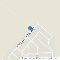 Map location of 927 Brown Thrasher, San Antonio TX 78253