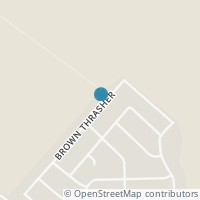 Map location of 931 Brown Thrasher, San Antonio TX 78253