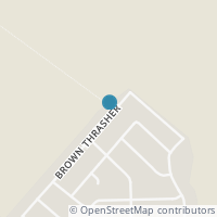 Map location of 939 Brown Thrasher, San Antonio TX 78253