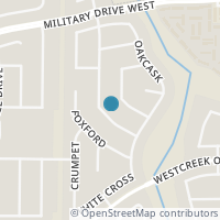 Map location of 1430 Kingsbridge, San Antonio, TX 78253