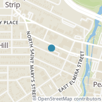 Map location of 318 W Grayson St #402, San Antonio TX 78212