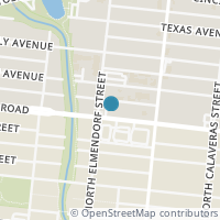 Map location of 1143 CULEBRA RD, San Antonio, TX 78201