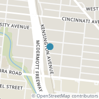 Map location of 427 Princeton Ave, San Antonio TX 78201