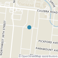 Map location of 110 PLAINVIEW DR, San Antonio, TX 78228