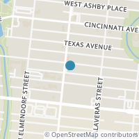 Map location of 1822 N ZARZAMORA ST, San Antonio, TX 78201