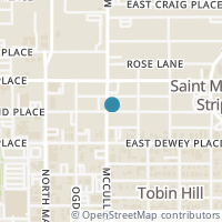 Map location of 303 E Courtland Pl, San Antonio, TX 78212