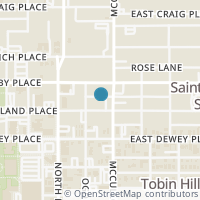 Map location of 225 E COURTLAND PL, San Antonio, TX 78212