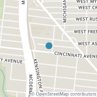 Map location of 407 Cincinnati Ave, San Antonio TX 78201