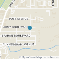 Map location of 338 Army Blvd, San Antonio TX 78215