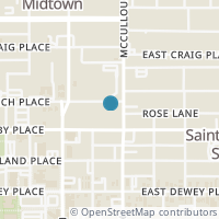 Map location of 140 E FRENCH PL, San Antonio, TX 78212