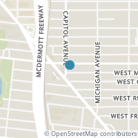 Map location of 1142 W Woodlawn Ave, San Antonio TX 78201
