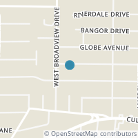 Map location of 466 Continental, San Antonio TX 78228