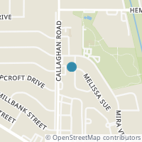 Map location of 5930 Monica Pl, San Antonio TX 78228