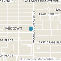 Map location of 141 E Woodlawn Ave, San Antonio TX 78212