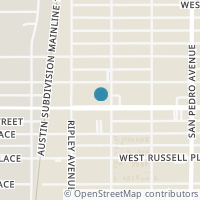 Map location of 611 W WOODLAWN AVE, San Antonio, TX 78212