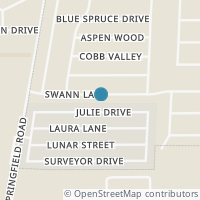 Map location of 4730 Swann Ln, Kirby TX 78219