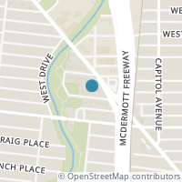 Map location of 1403 W Mistletoe Ave, San Antonio TX 78201