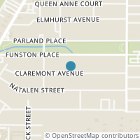 Map location of 239 Claremont Ave #102, San Antonio, TX 78209