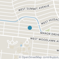 Map location of 2627 W Mistletoe Ave, San Antonio TX 78228