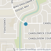 Map location of 3630 CANDLEBROOK LN, San Antonio, TX 78244