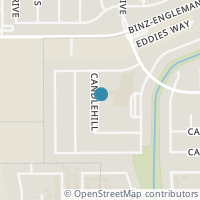 Map location of 3648 Candlehill, San Antonio TX 78244