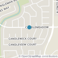 Map location of 6318 Candlemeadow, San Antonio TX 78244