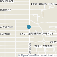 Map location of 146 E AGARITA AVE, San Antonio, TX 78212
