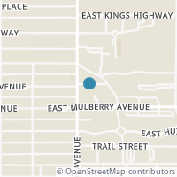 Map location of 206 E AGARITA AVE, San Antonio, TX 78212