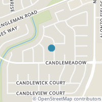 Map location of 3725 Candlestone Dr, San Antonio TX 78244