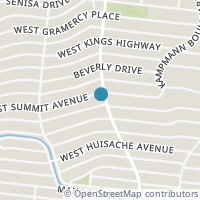 Map location of 2402 W Summit Ave, San Antonio TX 78228