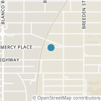 Map location of 626 W Gramercy Pl, San Antonio TX 78212