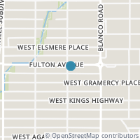 Map location of 944 Fulton Ave, San Antonio TX 78201